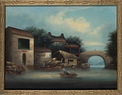 Lot 544 - A China Trade Painting