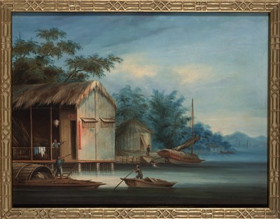 Lot 543 - A China Trade Painting