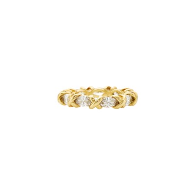 Lot 2007 - Gold and Diamond Band Ring