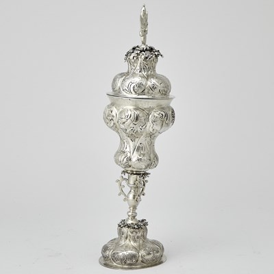 Lot 515 - Russian Silver Cup and Cover