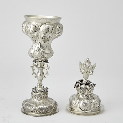 Lot 515 - Russian Silver Cup and Cover