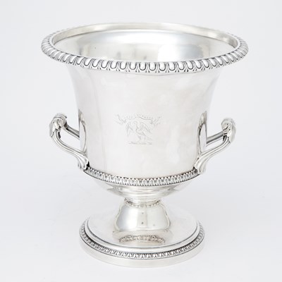 Lot 233 - George III Sterling Silver Wine Cooler