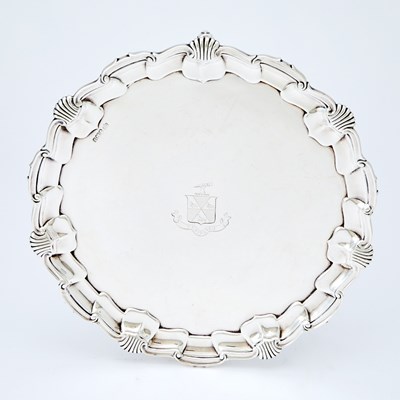 Lot 141 - Victorian Sterling Silver Salver