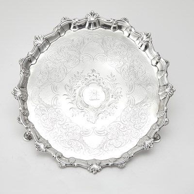 Lot 220 - George III Sterling Silver Salver