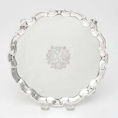 Lot 194 - George II Sterling Silver Salver