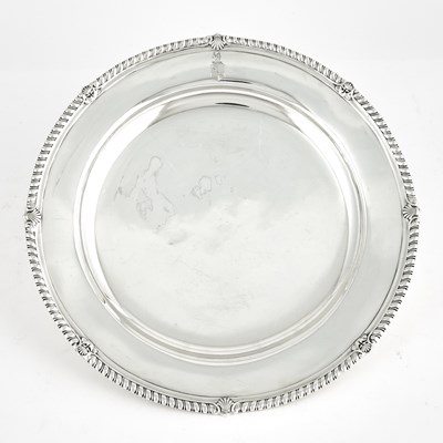 Lot 505 - English Sterling Silver Circular Platter