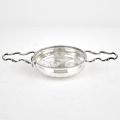 Lot 509 - George II Sterling Silver Punch Strainer