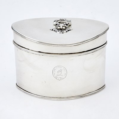 Lot 182 - George V Sterling Silver Tea Caddy