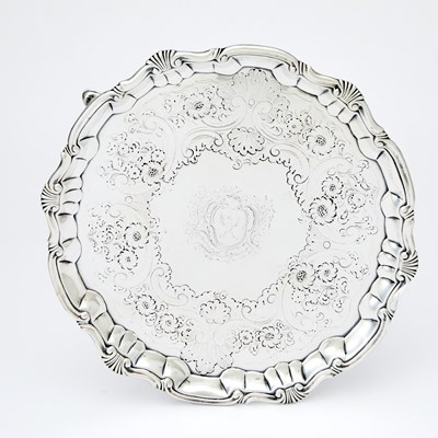 Lot 200 - George II Sterling Silver Salver