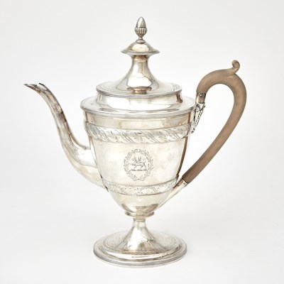 Lot 514 - George III Sterling Silver Coffee Pot