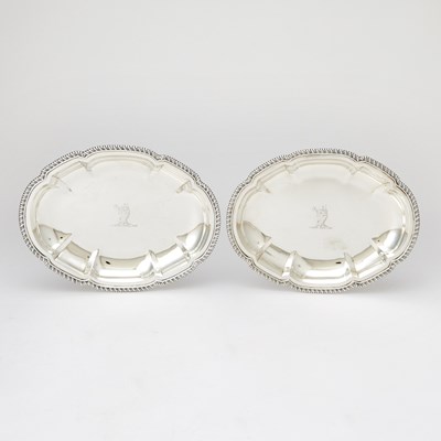 Lot 513 - Pair of George III Sterling Silver Open Dishes