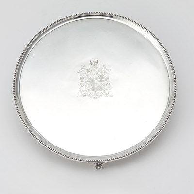 Lot 512 - George III Sterling Silver Salver