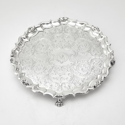 Lot 221 - George III Sterling Silver Salver