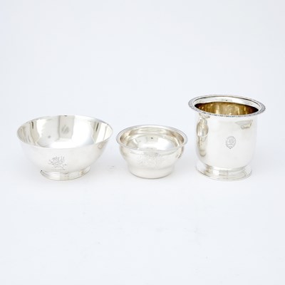 Lot 210 - Three English Sterling Silver Bowls