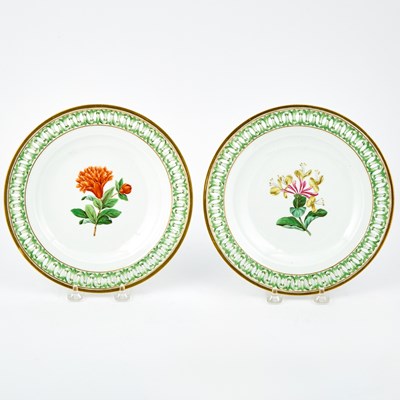 Lot 616 - Pair of Meissen Porcelain Reticulated Specimen Plates