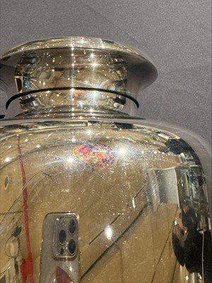 Lot 624 - A Japanese Silver and Mixed Metal Vase