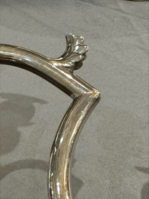 Lot 351 - A Japanese Silver Five-Light Candle Labra