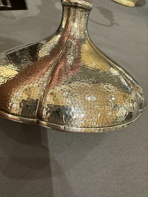 Lot 351 - A Japanese Silver Five-Light Candle Labra