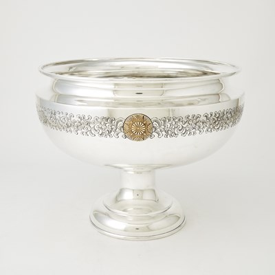 Lot 354 - A Japanese Imperial Silver Presentation Bowl