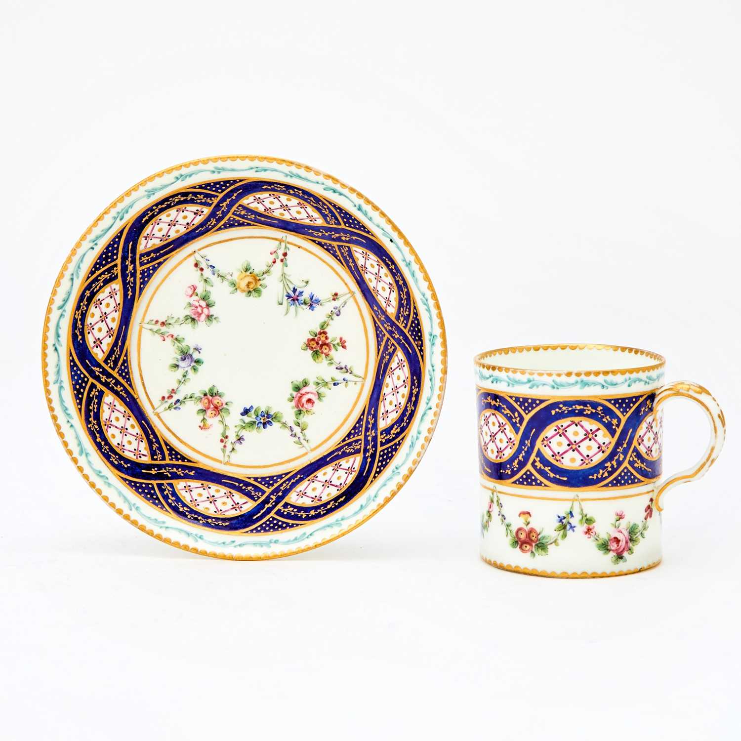 Lot 607 - Sèvres Porcelain Cup and Saucer