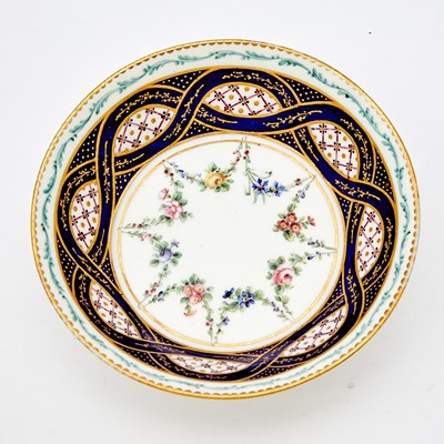 Lot 607 - Sèvres Porcelain Cup and Saucer