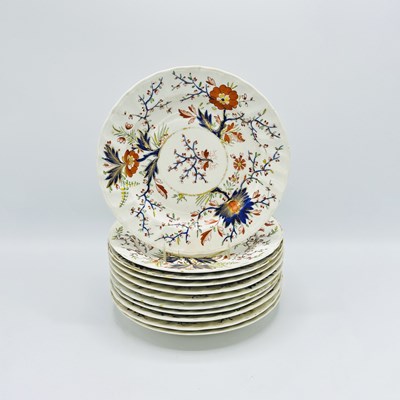 Lot 1086 - Set of Eleven Royal Crown Derby Imari Plates