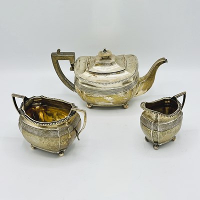 Lot 1172 - Assembled Victorian Sterling Silver Tea Service