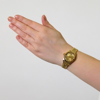 Lot 101 - Rolex Gold and Diamond 'Datejust' Wristwatch, Ref. 6917