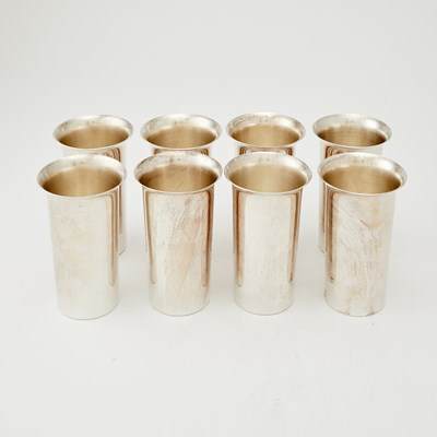 Lot 87 - Set of Eight Wallace Sterling Silver Julep Cups