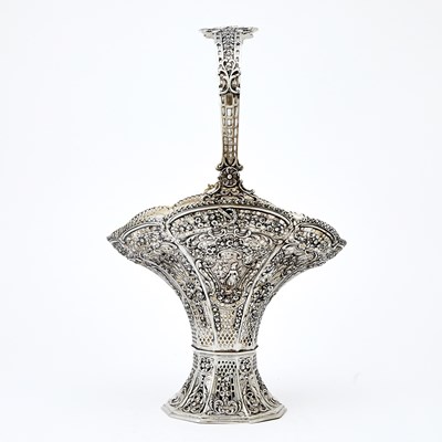 Lot 189 - Continental Silver Bridal Basket