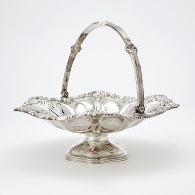 Lot 50 - Victorian Sterling Silver Cake Basket