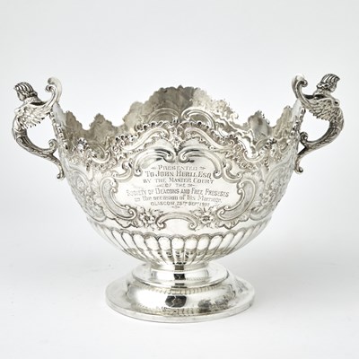 Lot 656 - George V Sterling Silver Trophy Bowl