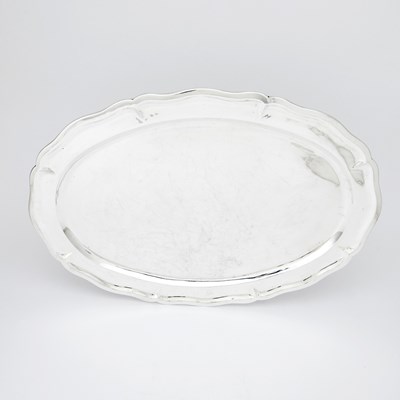 Lot 58 - Mexican Sterling Silver Oval Tray