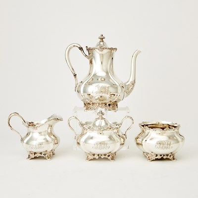 Lot 662 - American Sterling Silver Coffee Service