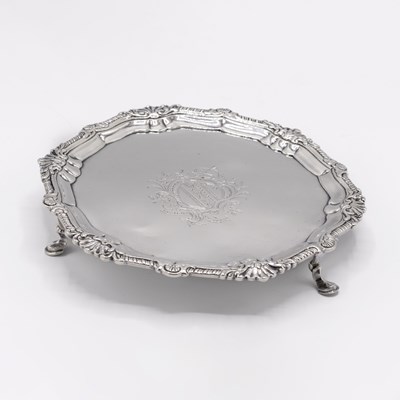 Lot 1160 - George III Sterling Silver Salver