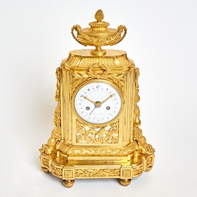 Lot 205 - Louis XVI Gilt Bronze Clock