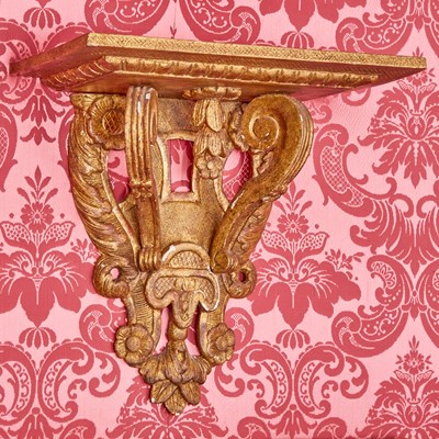 Lot 234 - Pair of Regence Giltwood Wall Brackets