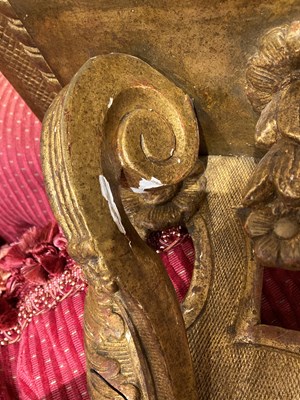 Lot 234 - Pair of Regence Giltwood Wall Brackets