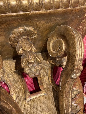 Lot 234 - Pair of Regence Giltwood Wall Brackets