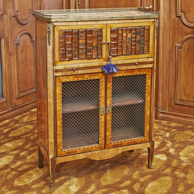 Lot 199 - Louis XV / XVI Kingwood and Tulipwood Side Cabinet