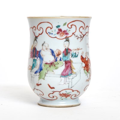 Lot 171 - Chinese Export Enameled Porcelain Mug