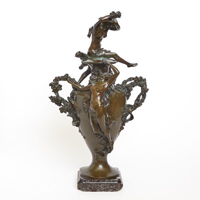 Lot 243 - French Patinated Bronze Vase