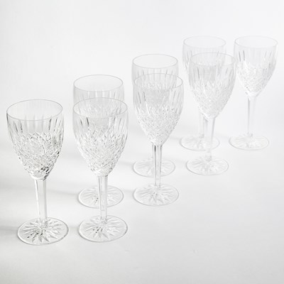 Lot 87 - Large Group of Waterford Cut Glass Wine Goblets