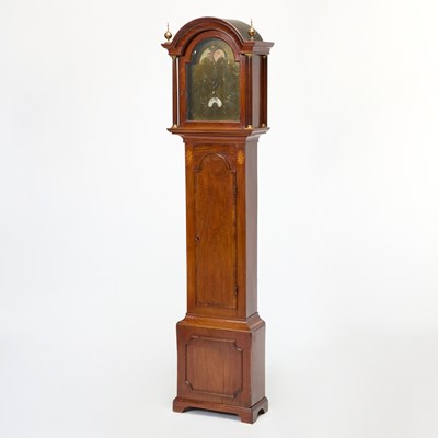 Lot 472 - George III Inlaid Mahogany Long Case Clock