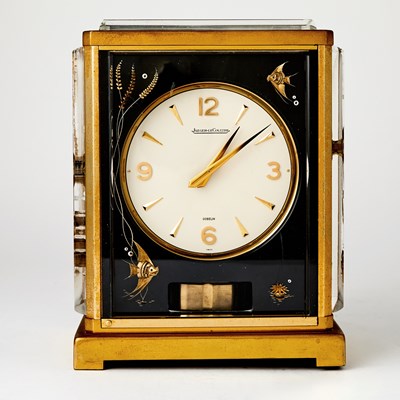 Lot 384 - Jaeger LeCoultre 'Marina' Brass Atmos Clock