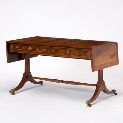 Lot 482 - Late George III Mahogany Sofa Table