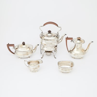 Lot 183 - English Sterling Silver Tea and Coffee Service