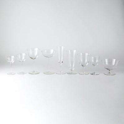 Lot 245 - Josef Hoffmann for Lobmeyr Glass Stemware Set