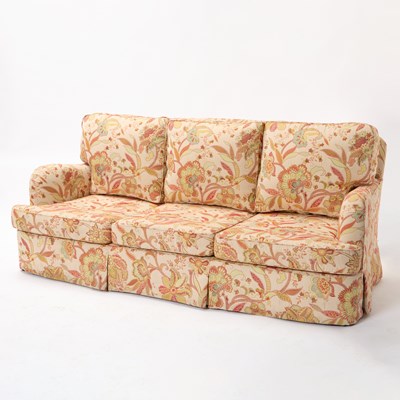 Lot 201 - Beckenstein Fabric Upholstered Sofa