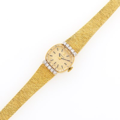 Lot 2265 - Rolex Lady's Gold and Diamond Wristwatch, Ref. 8374